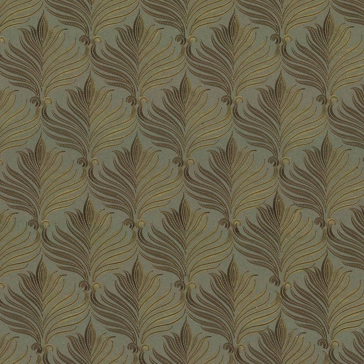 Valmont Herb by Kasmir Fabric 1436 INDIA Not Tested H: 6 6/8 inches, V:9 4/8 inches 54 - 55 - Fabric Carolina - Kasmir