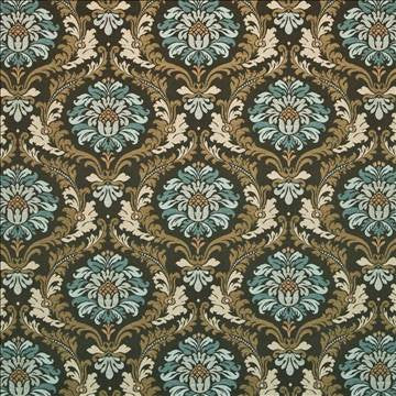 Vayas Damask Cognac by Kasmir Fabric 1398 54% Rayon 46% Polyester CHINA 12,000 Wyzenbeek Double Rubs H: 14 4/8 inches, V: 14 2/8 inches 54 - 56 - Fabric Carolina - Kasmir