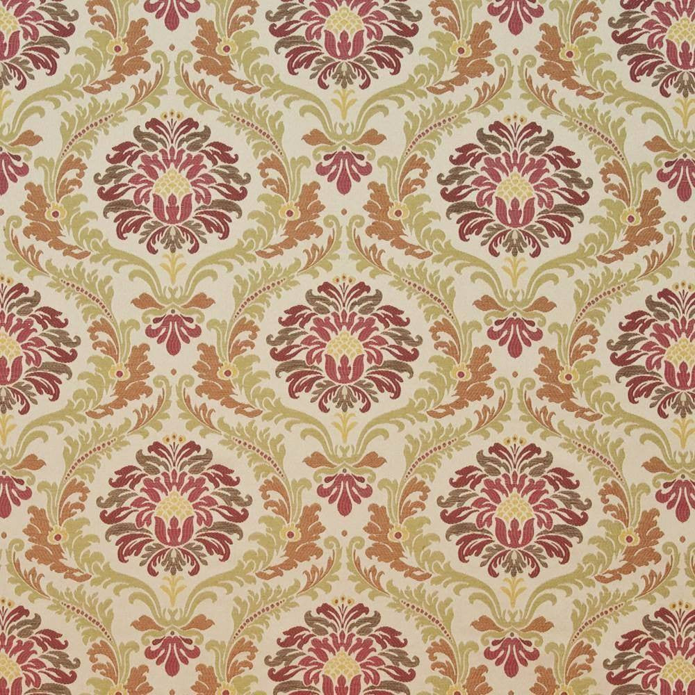 Vayas Damask Waldorf by Kasmir Fabric 1397 CHINA 12,000 Wyzenbeek Double Rubs H: 14 4/8 inches, V:14 2/8 inches 54 - 56 - Fabric Carolina - Kasmir