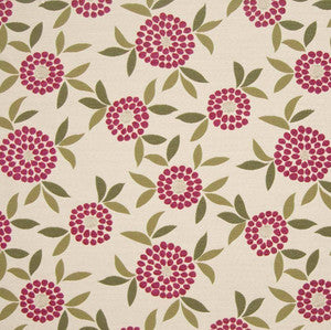 Vera Floral Raspberry by Kasmir Fabric