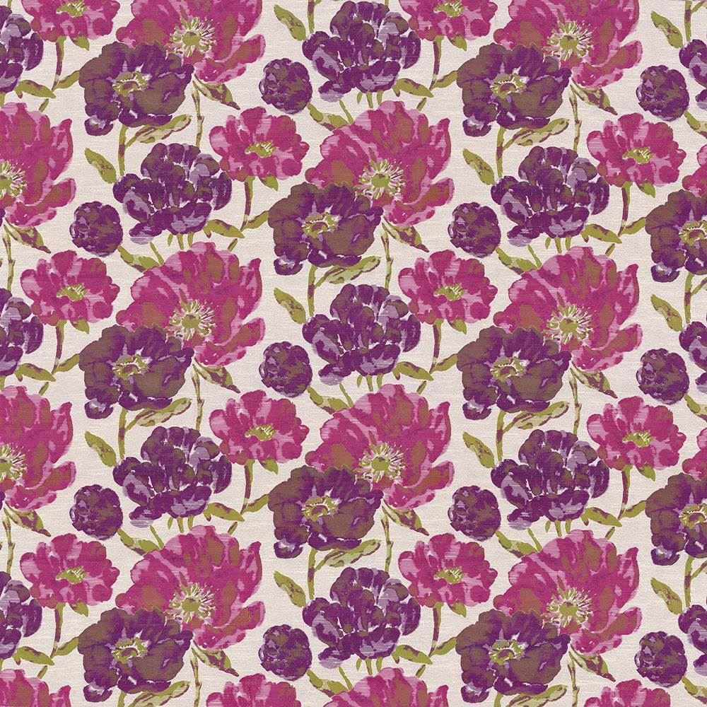 Verdier Fuchsia by Kasmir Fabric 1435 87% Polyester
13% Rayon
 CHINA 60,000 Wyzenbeek Double Rubs </p><p>Repeat: Horizontal: 30 inches and Vertical: 23 inches 60 - Fabric Carolina -