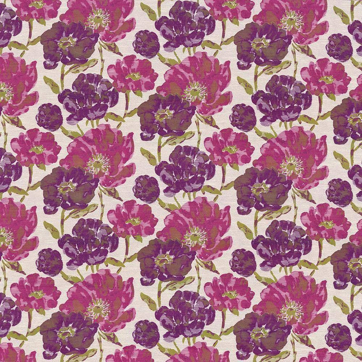 Verdier Fuchsia by Kasmir Fabric 1435 CHINA 60,000 Wyzenbeek Double Rubs H: 30 inches, V:23 inches 60 - Fabric Carolina - Kasmir