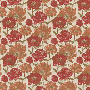 Verdier Poppy by Kasmir Fabric