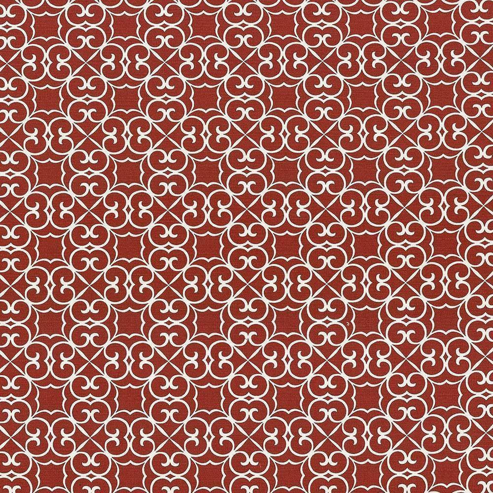 Verlaine Poppy by Kasmir Fabric 5071 PAKISTAN 15,000 Wyzenbeek Double Rubs H: 4 4/8 inches, V:4 4/8 inches 54 - 55 - Fabric Carolina - Kasmir
