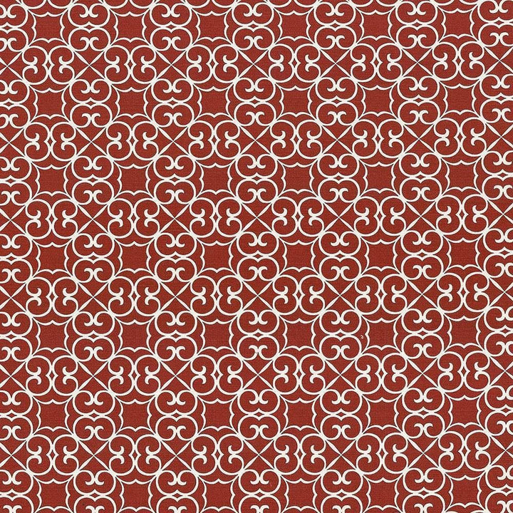 Verlaine Poppy by Kasmir Fabric 5071 100% Cotton PAKISTAN 15,000 Wyzenbeek Double Rubs Horizontal: 4 4/8 inches and Vertical: 4 4/8 inches 54 - 55 - Fabric Carolina -