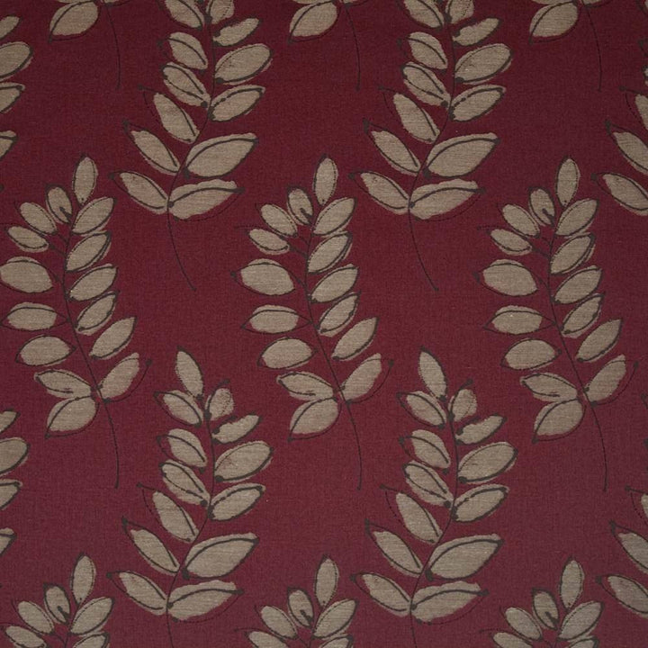 Vetera Glen Merlot by Kasmir Fabric 1397 ITALY 9,000 Martindale Cycles H: 13 6/8 inches, V:24 3/8 inches 54 - Fabric Carolina - Kasmir