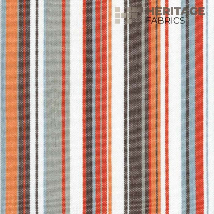 Victoria Persimmon by Heritage Fabric - 100% Cotton India 15,000 Horizontal: 9" and Vertical: N/A 54" - Fabric Carolina -