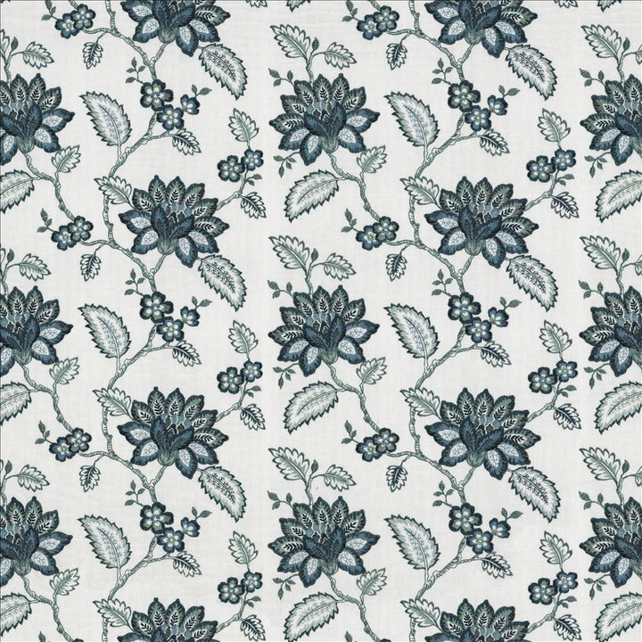 Vinita Terrace Delft  by Kasmir Fabric See sample 52% Polyester
48% Cotton
 INDIA 12,000 Wyzenbeek Double Rubs </p><p>Repeat: Horizontal: 17 2/8 inches and Vertical: 12 2/8 inches 54  - Fabric Carolina -
