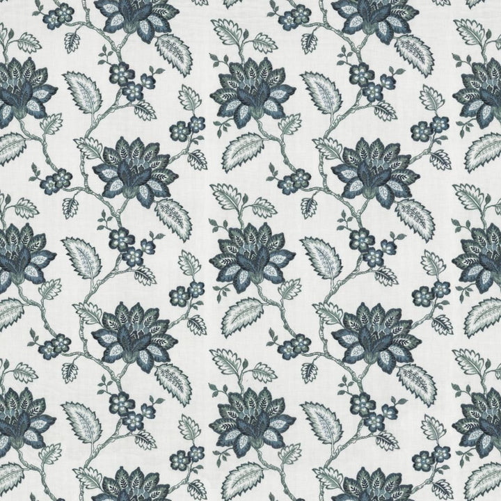 Vinita Terrace Delft by Kasmir Fabric 1463 52% Polyester
48% Cotton
 INDIA </p><p>Repeat: Horizontal: 17 2/8 inches and Vertical: 12 2/8 inches 52 - Fabric Carolina -