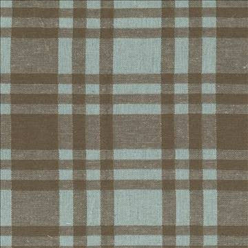 Virginia Plaid Bluestone by Kasmir Fabric 8004 61% Linen 39% Cotton USA 3,000 Wyzenbeek Double Rubs H: 7 inches, V: 5 2/8 inches 54 - Fabric Carolina - Kasmir