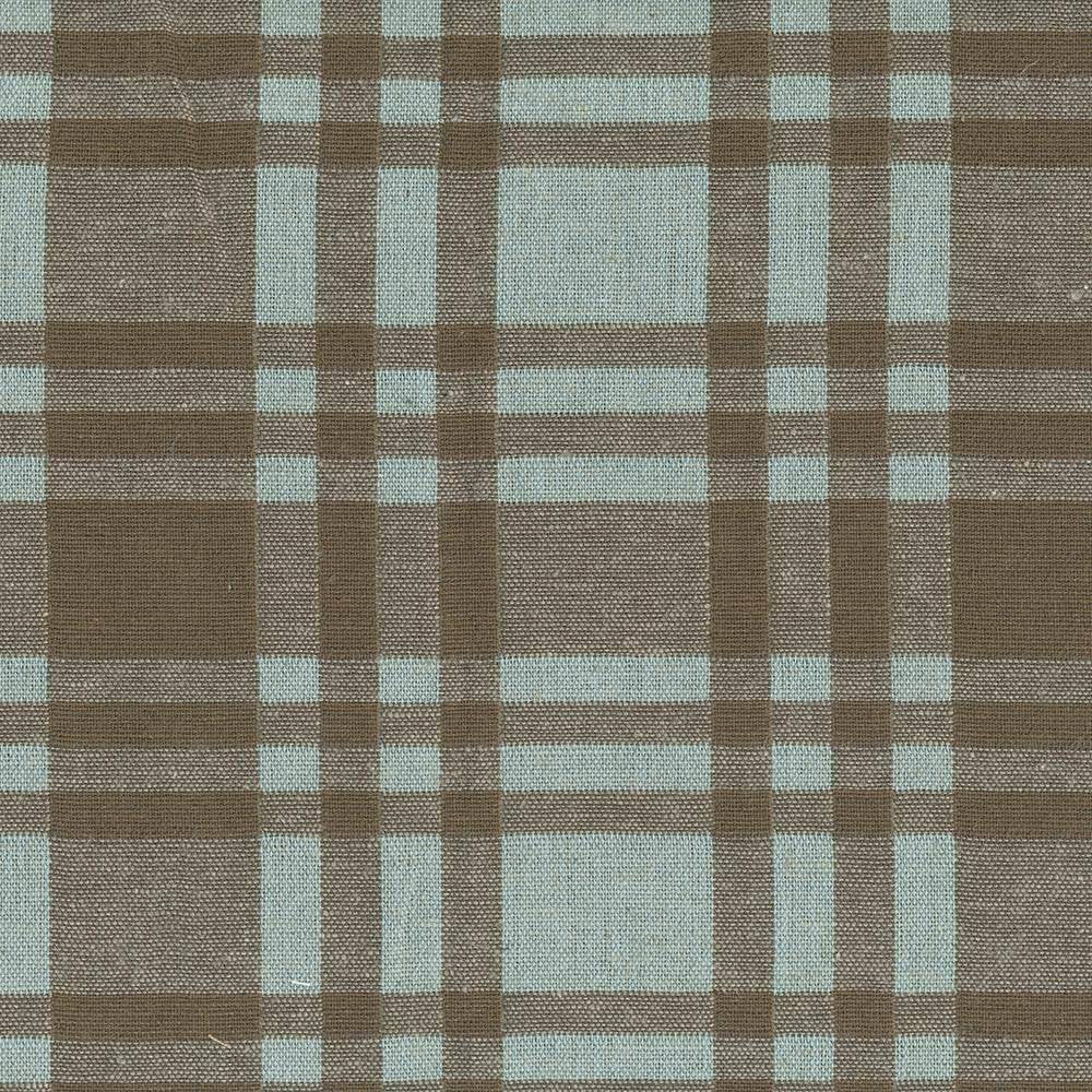 Virginia Plaid Bluestone by Kasmir Fabric 8004 USA 3,000 Wyzenbeek Double Rubs H: 7 inches, V:5 2/8 inches 54 - Fabric Carolina - Kasmir