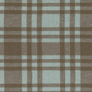 Virginia Plaid Bluestone by Kasmir Fabric