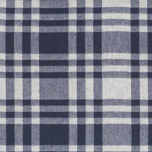 Virginia Plaid Navy by Kasmir Fabric