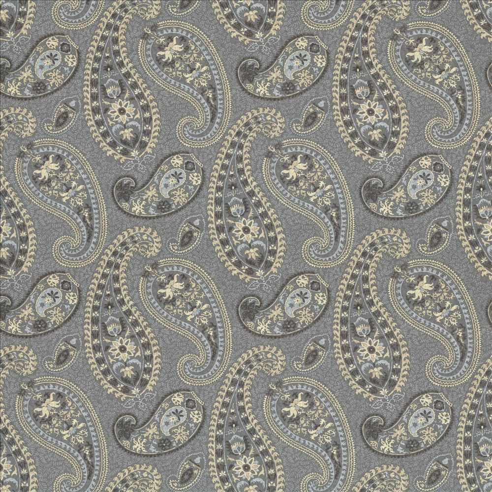 Vittorre Paisley Moonstone by Kasmir Fabric 1419 100% Cotton
 PERU </p><p>Repeat: Horizontal: 27 inches and Vertical: 27 inches 54 - Fabric Carolina -