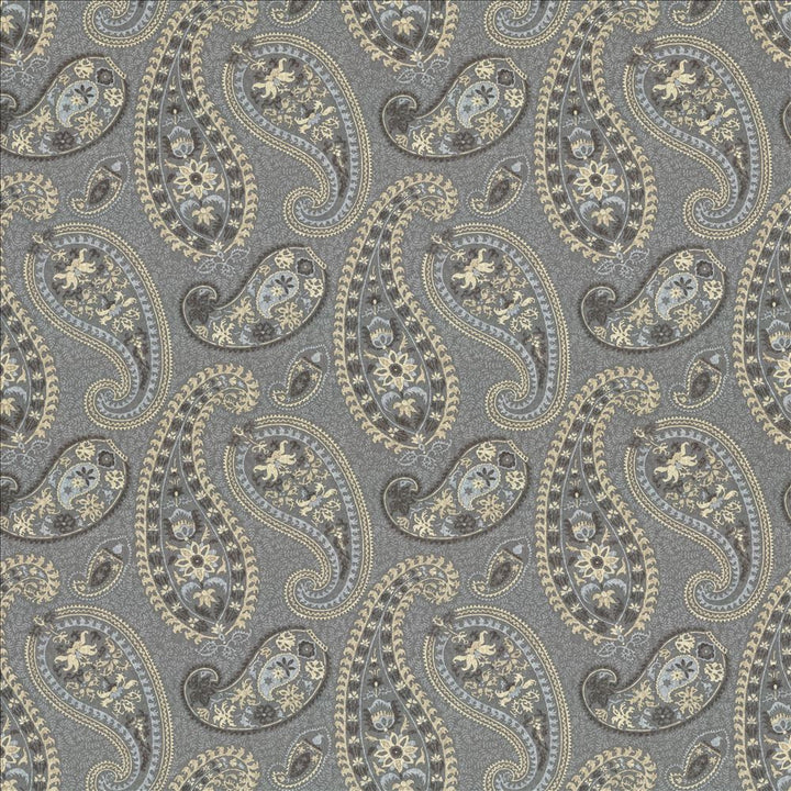 Vittorre Paisley Moonstone by Kasmir Fabric 1419 100% Cotton
 PERU </p><p>Repeat: Horizontal: 27 inches and Vertical: 27 inches 54 - Fabric Carolina -