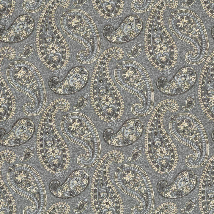 Vittorre Paisley Moonstone by Kasmir Fabric 1419 PERU H: 27 inches, V:27 inches 54 - Fabric Carolina - Kasmir
