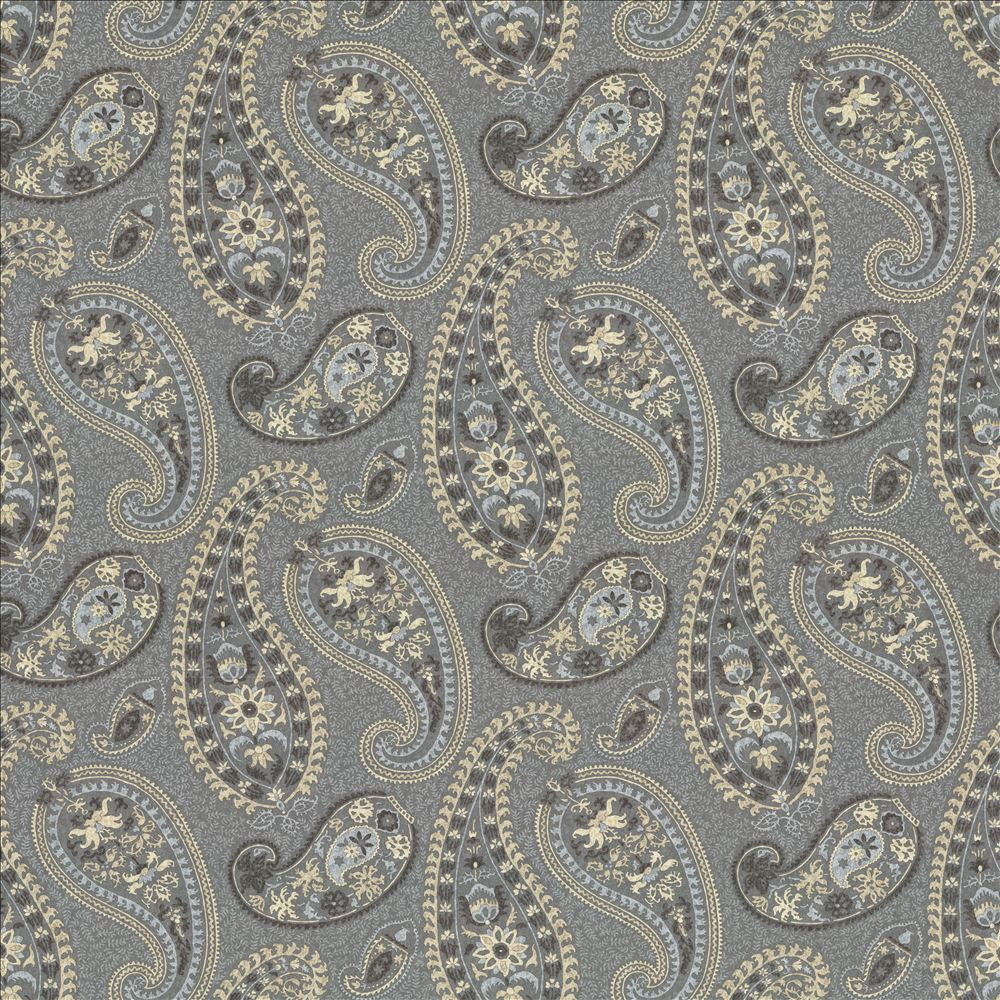 Vittorre Paisley Moonstone by Kasmir Fabric 1419 100% Cotton
 PERU </p><p>Repeat: Horizontal: 27 inches and Vertical: 27 inches 54 - Fabric Carolina -