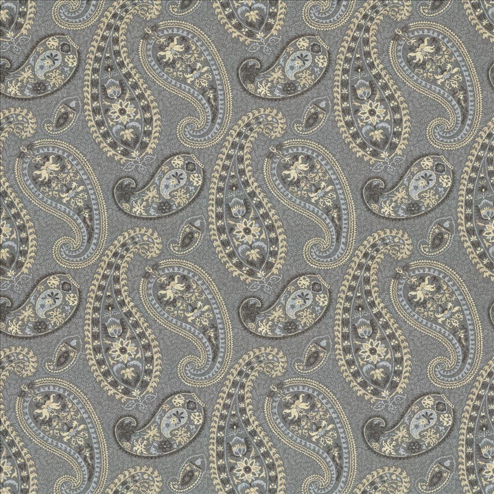 Vittorre Paisley Moonstone by Kasmir Fabric 1419 100% Cotton
 PERU </p><p>Repeat: Horizontal: 27 inches and Vertical: 27 inches 54 - Fabric Carolina -