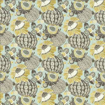 Vivolo Floral Flint by Kasmir Fabric 5065 100% Cotton USA 15,000 Wyzenbeek Double Rubs H: 27 inches, V: 25 2/8 inches 54 - Fabric Carolina - Kasmir