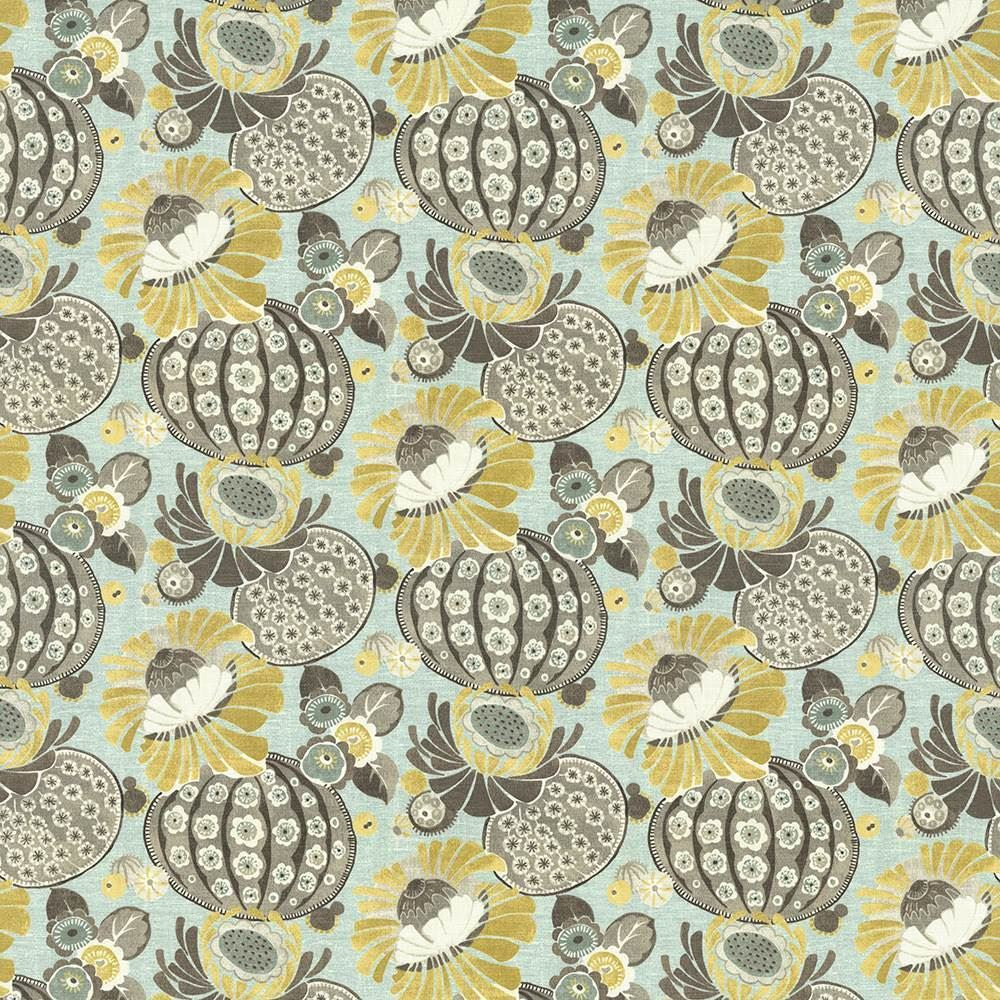 Vivolo Floral Flint  by Kasmir Fabric See sample 100% Cotton
 USA 15,000 Wyzenbeek Double Rubs </p><p>Repeat: Horizontal: 27 inches and Vertical: 25 2/8 inches 54  - Fabric Carolina -