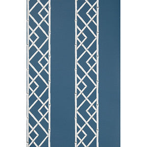 Latticework Indigo by Kravet Design Wallcovering