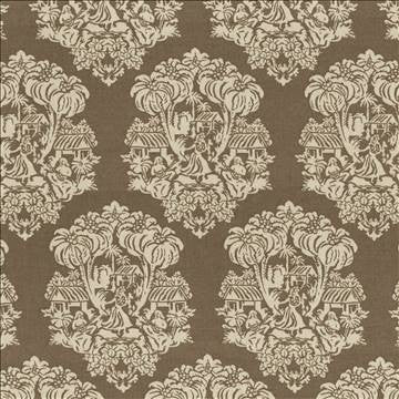 Wahine Io Fossil by Kasmir Fabric 1413 100% Acrylic USA 12,000 Wyzenbeek Double Rubs H: 13 4/8 inches, V: 27 1/8 inches 54 - Fabric Carolina - Kasmir