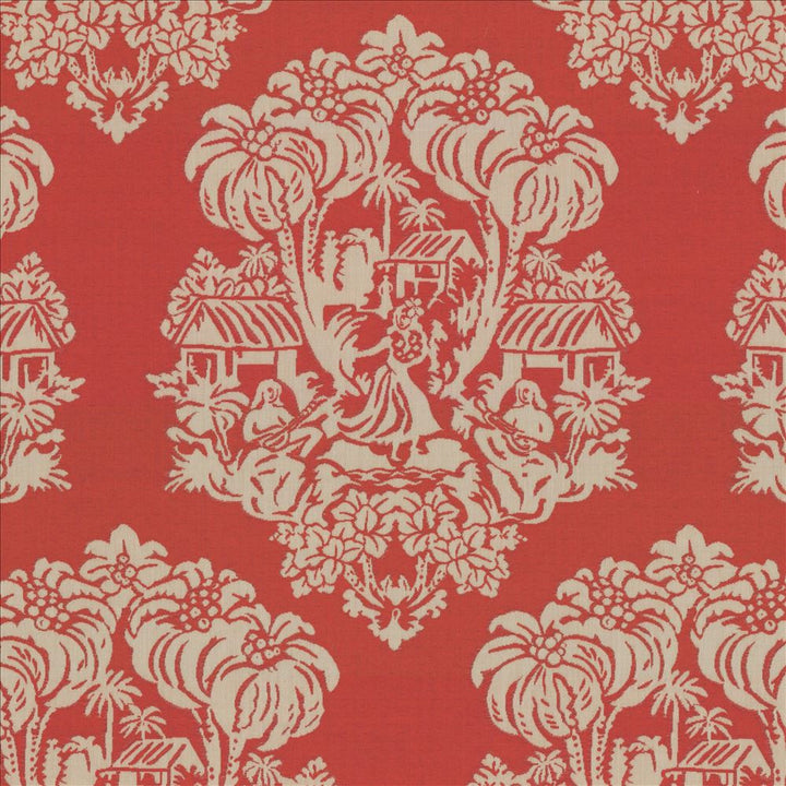 Wahine Io Melon by Kasmir Fabric 1413 100% Acrylic
 USA 12,000 Wyzenbeek Double Rubs </p><p>Repeat: Horizontal: 13 4/8 inches and Vertical: 27 1/8 inches 54 - Fabric Carolina -
