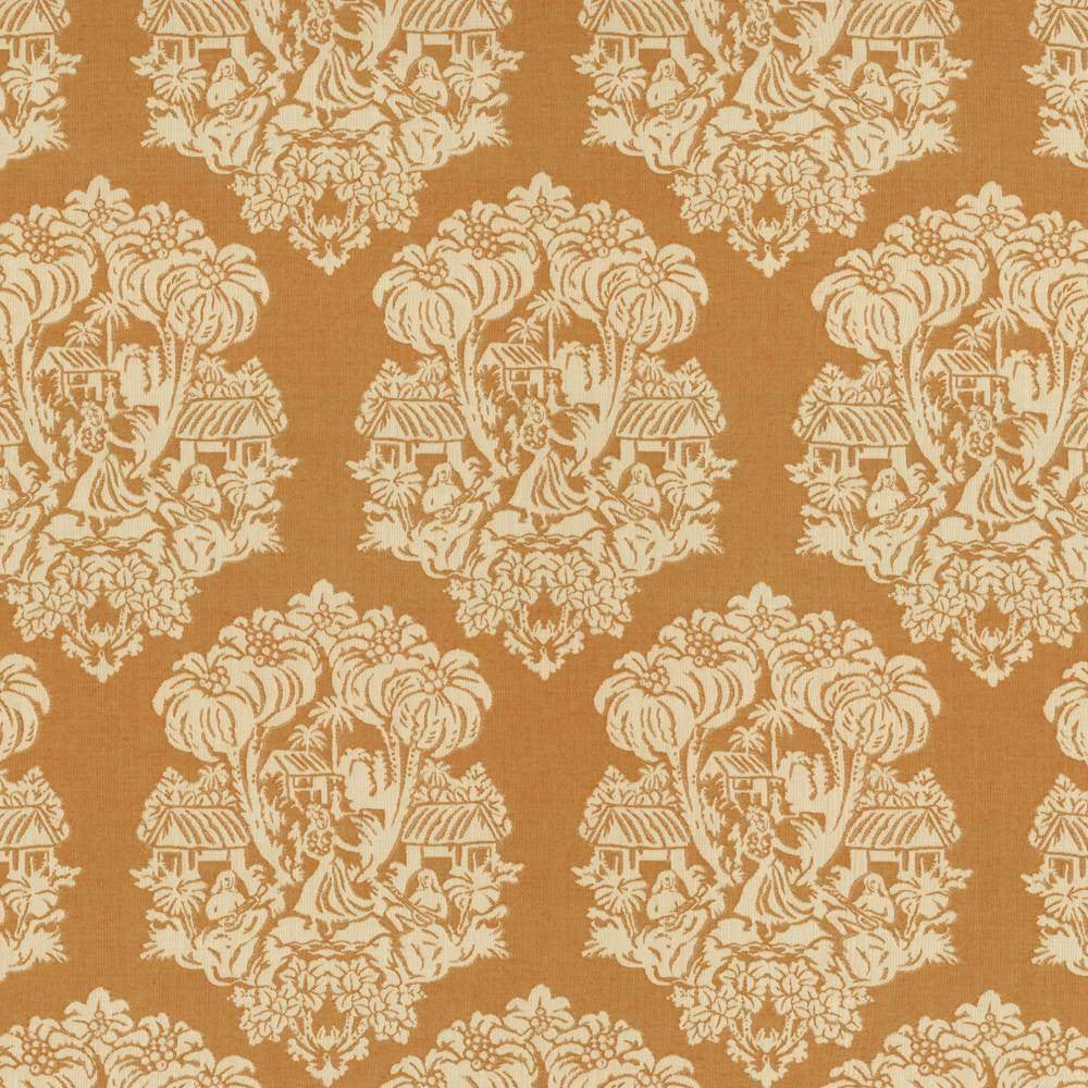 Wahine Io Rust by Kasmir Fabric 1413 USA 12,000 Wyzenbeek Double Rubs H: 13 4/8 inches, V:27 1/8 inches 54 - Fabric Carolina - Kasmir