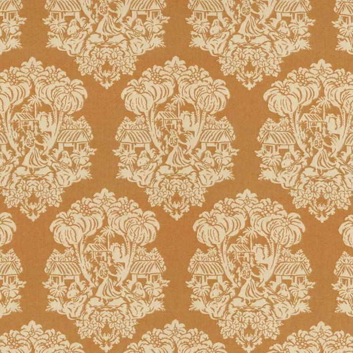 Wahine Io Rust by Kasmir Fabric 1413 USA 12,000 Wyzenbeek Double Rubs H: 13 4/8 inches, V:27 1/8 inches 54 - Fabric Carolina - Kasmir