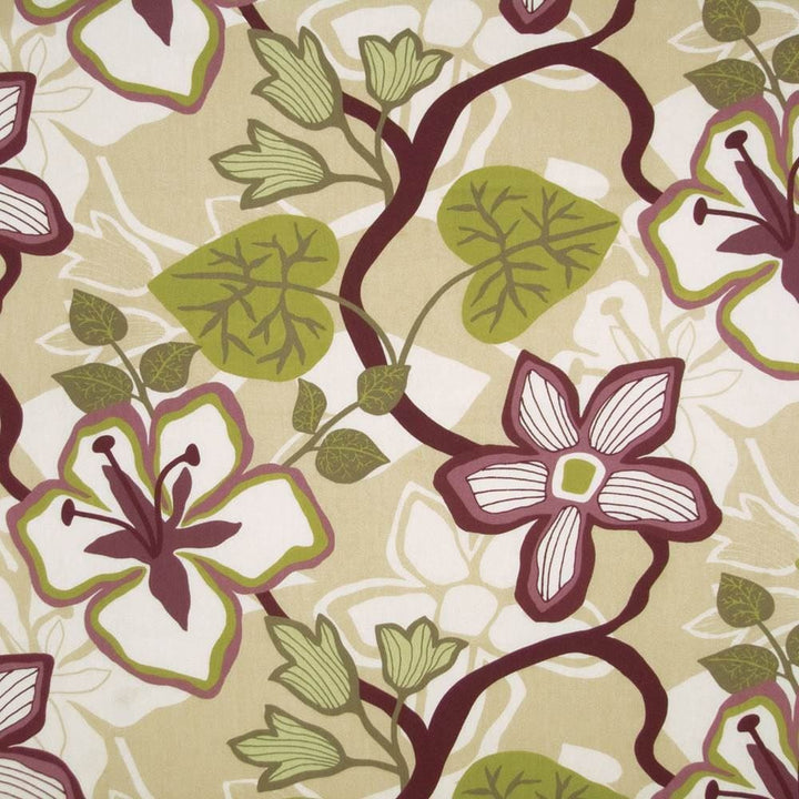 Waimea Grape by Kasmir Fabric 1366 100% Cotton
 UNITED KINGDOM Not Tested Horizontal: 54 inches and Vertical: 25 2/8 inches 54 - Fabric Carolina -