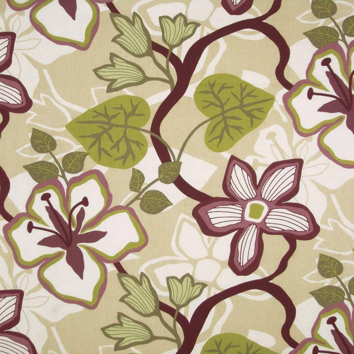 Waimea Grape by Kasmir Fabric 1366 UNITED KINGDOM Not Tested H: 54 inches, V:25 2/8 inches 54 - Fabric Carolina - Kasmir