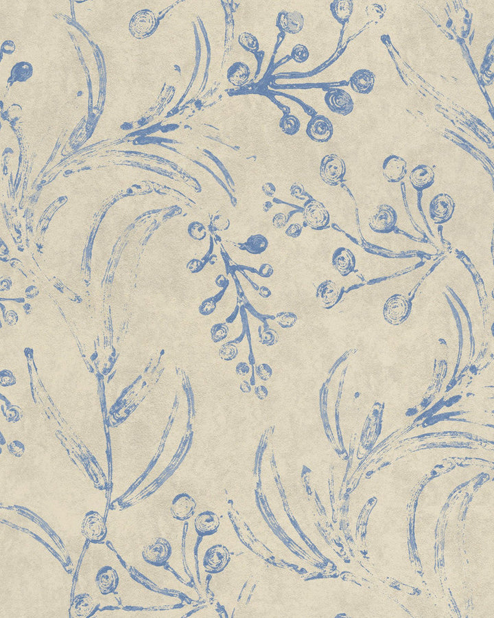 Wallflower Splash Wallpaper by Mind the Gap Designer Wallpaper MINNIE KEMP X MINDTHEGAP Non-woven Made in Europe Paste the wall 1 roll x 20.47 x 9.8 yards - Swanky Fabrics -