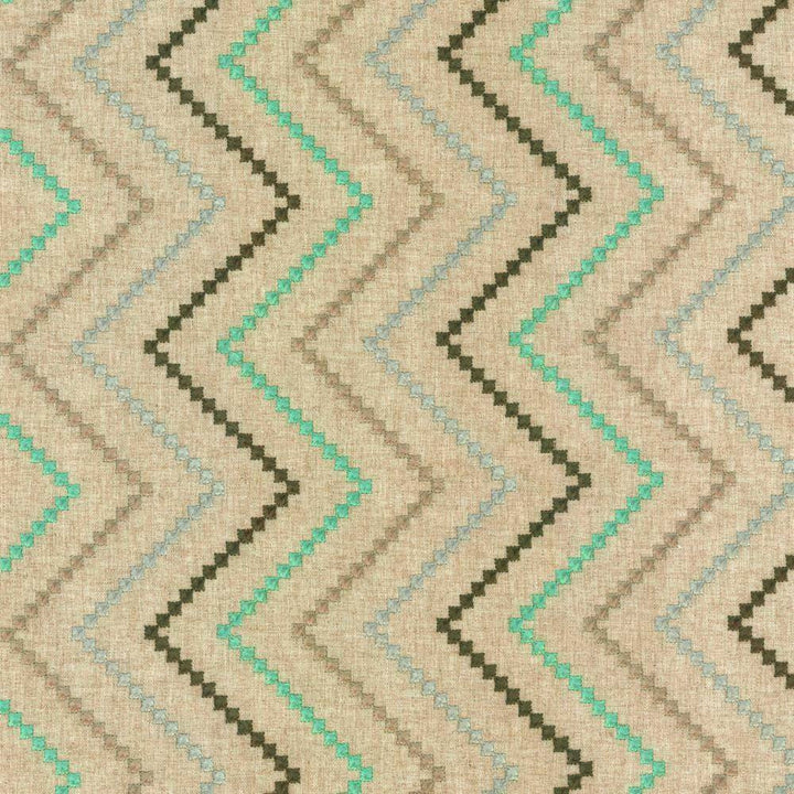 Wanderer Jewel by Kasmir Fabric 5114 INDIA Not Tested H: 6 4/8 inches, V:6 2/8 inches 54 - 56 - Fabric Carolina - Kasmir