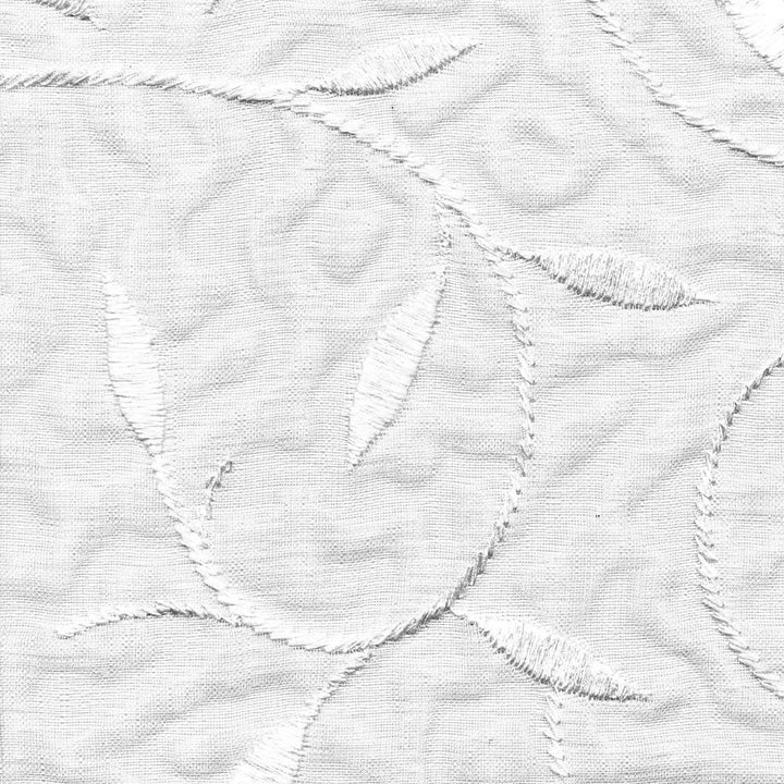 Wandering Vine Winter White by Kasmir Fabric 1374 100% Polyester TURKEY Not Tested Horizontal: 10 6/8 inches and Vertical: 6 2/8 inches 55 - Fabric Carolina -