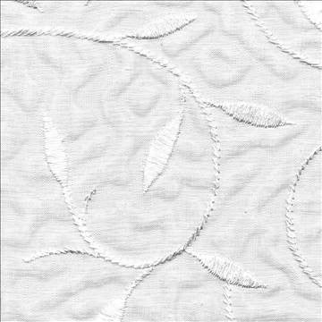 Wandering Vine Winter White by Kasmir Fabric 1374 100% Polyester TURKEY Not Tested H: 10 6/8 inches, V: 6 2/8 inches 55 - Fabric Carolina - Kasmir