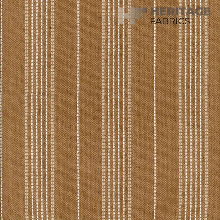 Warren Sand by Heritage Fabric - 100% Cotton India 9,000 Horizontal: 3" and Vertical: N/A 54" - Fabric Carolina -