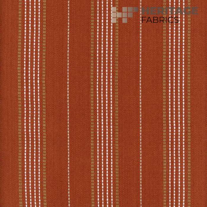 Warren Sienna by Heritage Fabric - 100% Cotton India 9,000 Horizontal: 3" and Vertical: N/A 54" - Fabric Carolina -