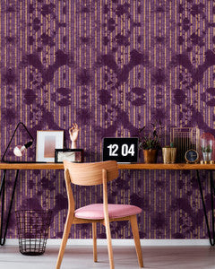 WASHED SHIBORI Burgund Wallpaper (WP20395) by Mind The Gap