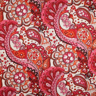 Water Mill Bubblegum 7849511002 by Carole Fabric Exclusive Cosmopolitan 100% Cotton Spain H: 25"V, 27"H  54" Minimum (See sample for specifics) - Fabric Carolina - Carole Exclusive
