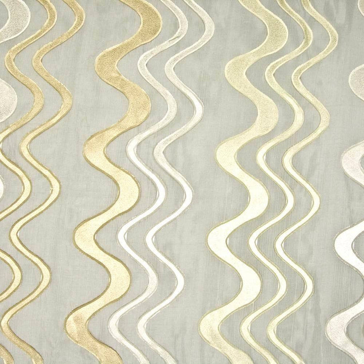 Wavelength Goldust by Kasmir Fabric 1374 CHINA Not Tested H: 33 inches, V:7 4/8 inches 110 - Fabric Carolina - Kasmir