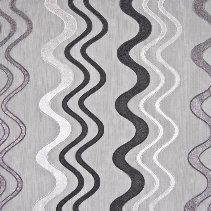 Wavelength Licorice by Kasmir Fabric 1374 CHINA Not Tested H: 33 inches, V:7 4/8 inches 110 - Fabric Carolina - Kasmir