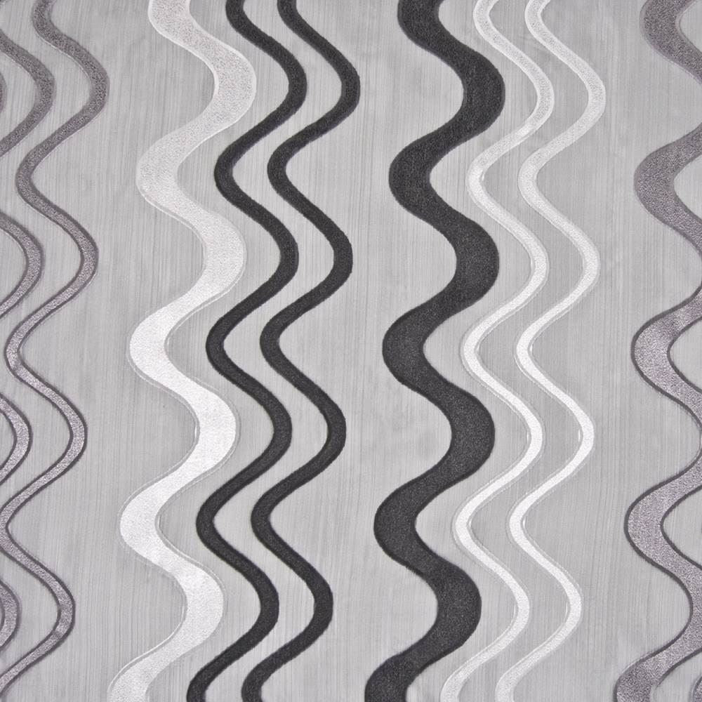 Wavelength Licorice by Kasmir Fabric 1374 100% Polyester CHINA Not Tested Horizontal: 33 inches and Vertical: 7 4/8 inches 110 - Fabric Carolina -