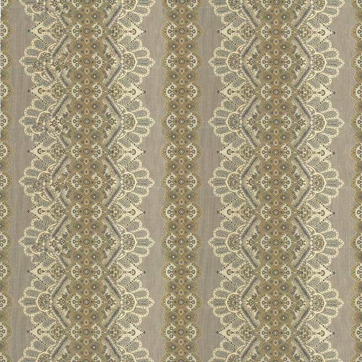 Wazwan Io Papyrus by Kasmir Fabric 1413 USA 12,000 Wyzenbeek Double Rubs H: 28 6/8 inches, V:9 inches 54 - Fabric Carolina - Kasmir