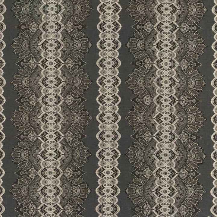 Wazwan Io Pewter by Kasmir Fabric 1413 USA 12,000 Wyzenbeek Double Rubs H: 28 6/8 inches, V:9 inches 54 - Fabric Carolina - Kasmir