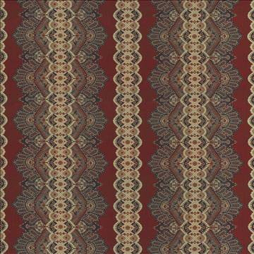 Wazwan Io Vintner by Kasmir Fabric 1413 100% Acrylic USA 12,000 Wyzenbeek Double Rubs H: 28 6/8 inches, V: 9 inches 54 - Fabric Carolina - Kasmir