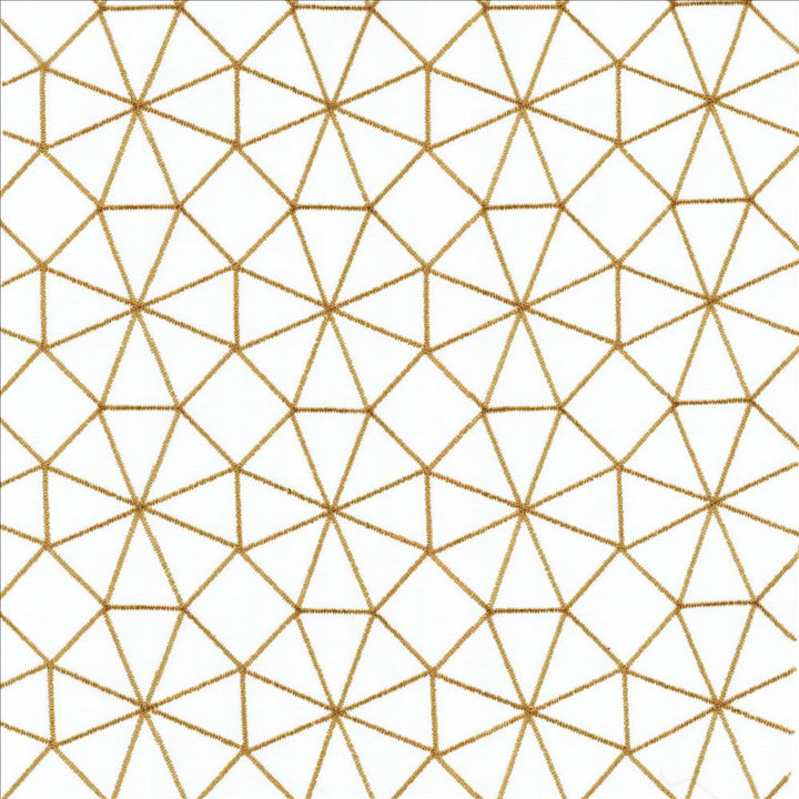 Webwork Gold by Kasmir Fabric 5108 100% Polyester
 TURKEY Not Tested Horizontal: 4 2/8 inches and Vertical: 4 2/8 inches 60 - Fabric Carolina -