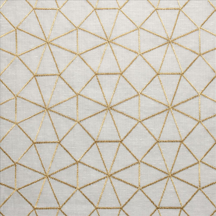 Webwork Gold by Kasmir Fabric 5108 100% Polyester
 TURKEY Not Tested </p><p>Repeat: Horizontal: 4 2/8 inches and Vertical: 4 2/8 inches 57 - Fabric Carolina -