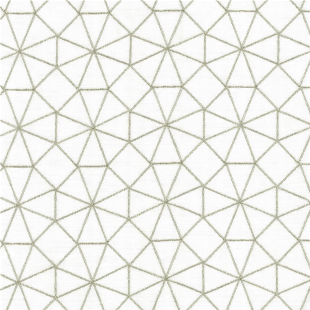 Webwork Silver  by Kasmir Fabric See sample 100% Polyester
 TURKEY Not Tested </p><p>Repeat: Horizontal: 4 2/8 inches and Vertical: 4 2/8 inches 60  - Fabric Carolina -