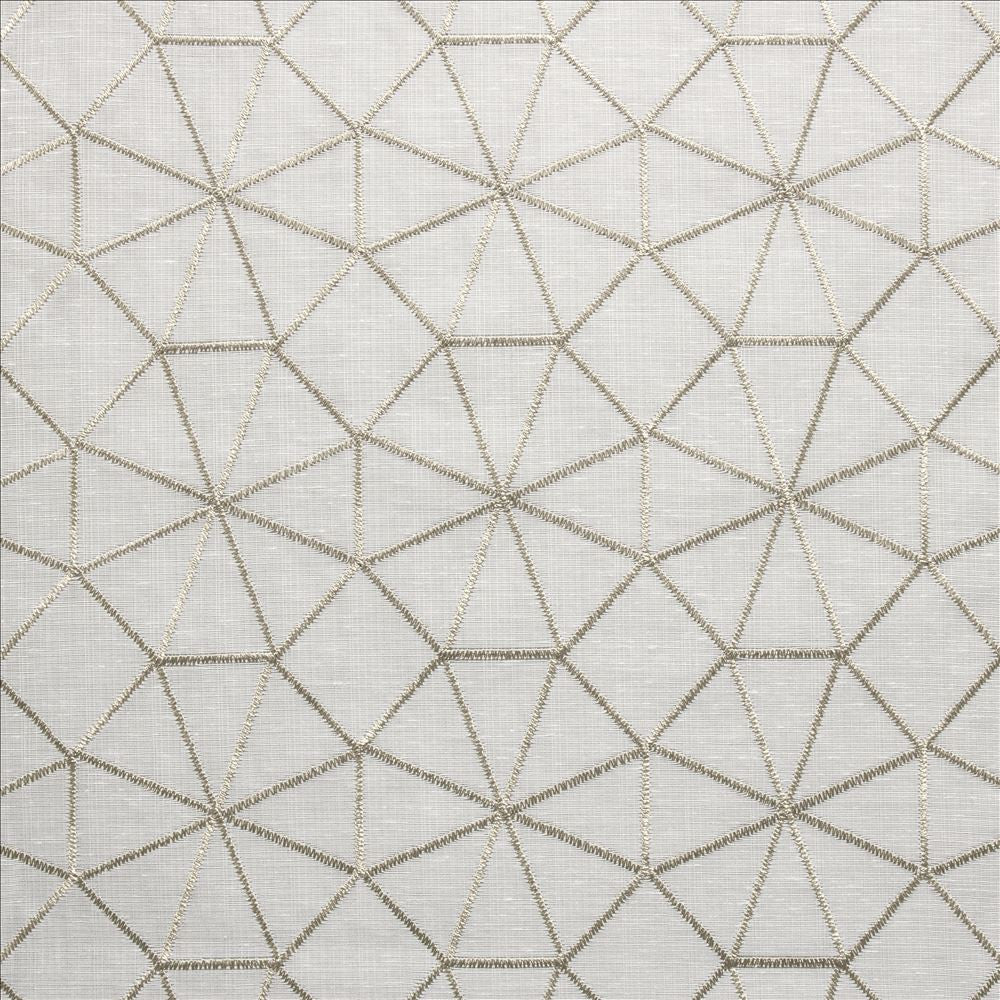 Webwork Silver by Kasmir Fabric 5108 100% Polyester
 TURKEY Not Tested </p><p>Repeat: Horizontal: 4 2/8 inches and Vertical: 4 2/8 inches 57 - Fabric Carolina -
