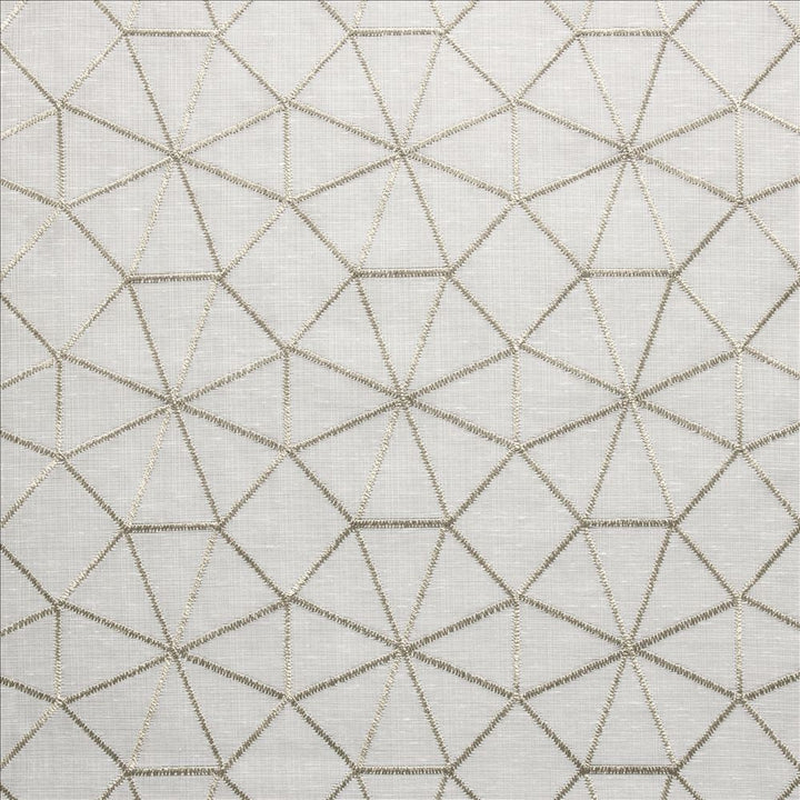 Webwork Silver by Kasmir Fabric 5108 100% Polyester
 TURKEY Not Tested </p><p>Repeat: Horizontal: 4 2/8 inches and Vertical: 4 2/8 inches 57 - Fabric Carolina -